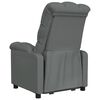 vidaXL Recliner Chair Dark Grey Fabric