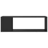 vidaXL TV Cabinet Black 100x24x32 cm Engineered Wood
