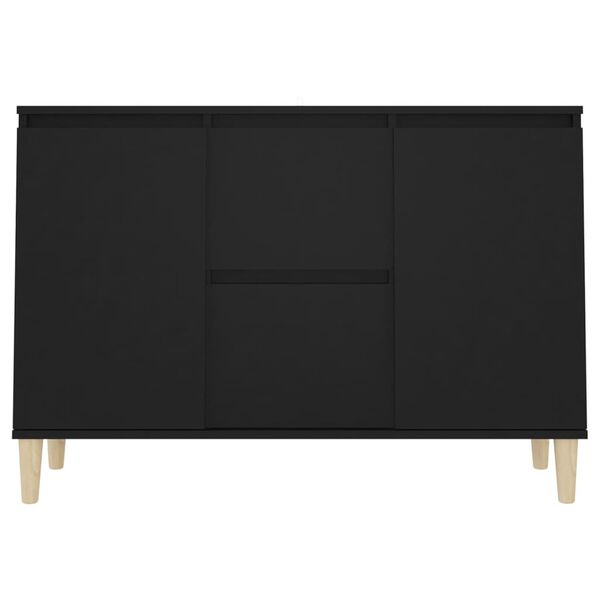 vidaXL Sideboard Black 101x35x70 cm Engineered Wood
