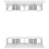 vidaXL TV Cabinets 4 pcs White 80x30x30 cm Engineered Wood