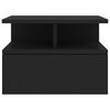vidaXL Floating Nightstand Black 40x31x27cm Engineered Wood