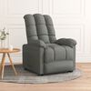 vidaXL Recliner Chair Dark Grey Fabric