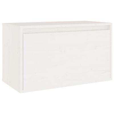 vidaXL Wall Cabinet White 60x30x35 cm Solid Pinewood, white vidaXL Wall Cabinet White 60x30x35 cm Solid Pinewood