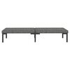 vidaXL 8 Piece Garden Lounge Set with Cushions Poly Rattan Dark Grey