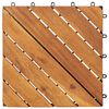 vidaXL Decking Tiles 10 pcs 30x30 cm Solid Acacia Wood