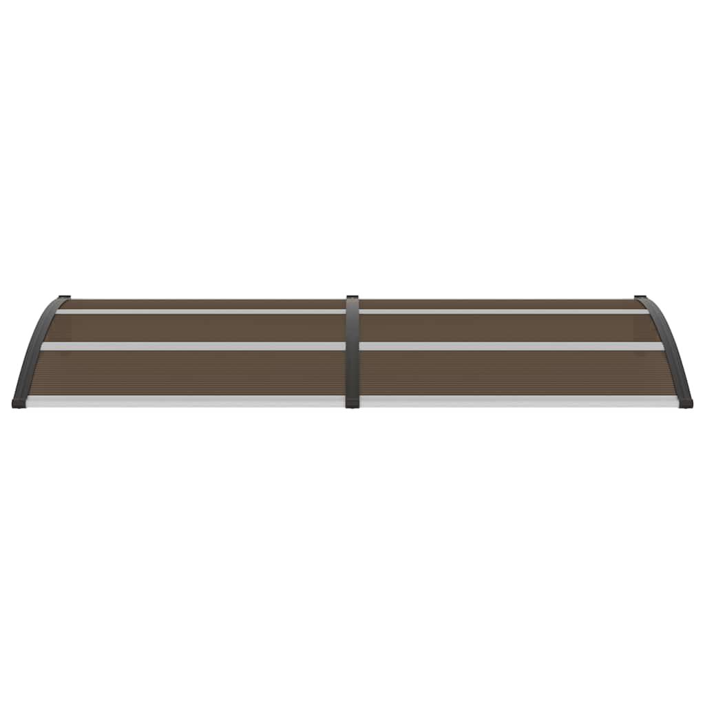 vidaXL Door Canopy Black 240x100 cm PC