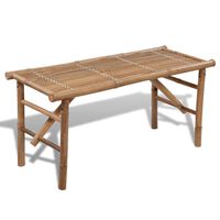 vidaXL Folding Garden Bench 118 cm Bamboo,  vidaXL Folding Garden Bench 118 cm Bamboo