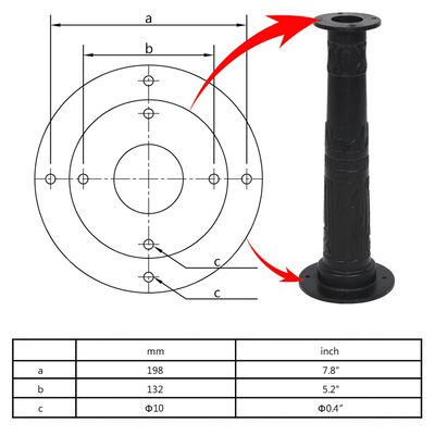vidaXL Stand for Garden Hand Water Pump Cast Iron,  vidaXL Stand for Garden Hand Water Pump Cast Iron