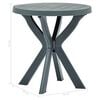 vidaXL Bistro Table Green Ø70 cm Plastic