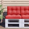 vidaXL Pallet Cushion Red 50x40x12 cm Fabric
