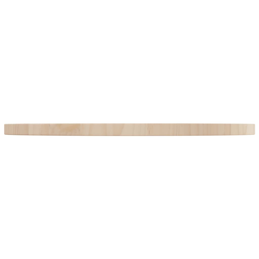 vidaXL Table Top Ø60x2.5 cm Solid Wood Pine