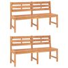 vidaXL 3 Piece Garden Dining Set Solid Wood Teak