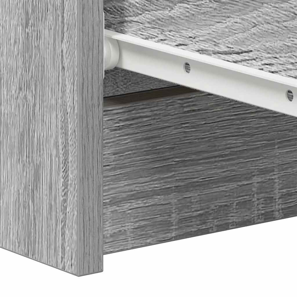 vidaXL Sideboard Grey Sonoma 60x35x98.5 cm Engineered Wood