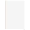 vidaXL Desk White 100x49x75 cm Engineered Wood