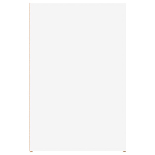 vidaXL Desk White 100x49x75 cm Engineered Wood