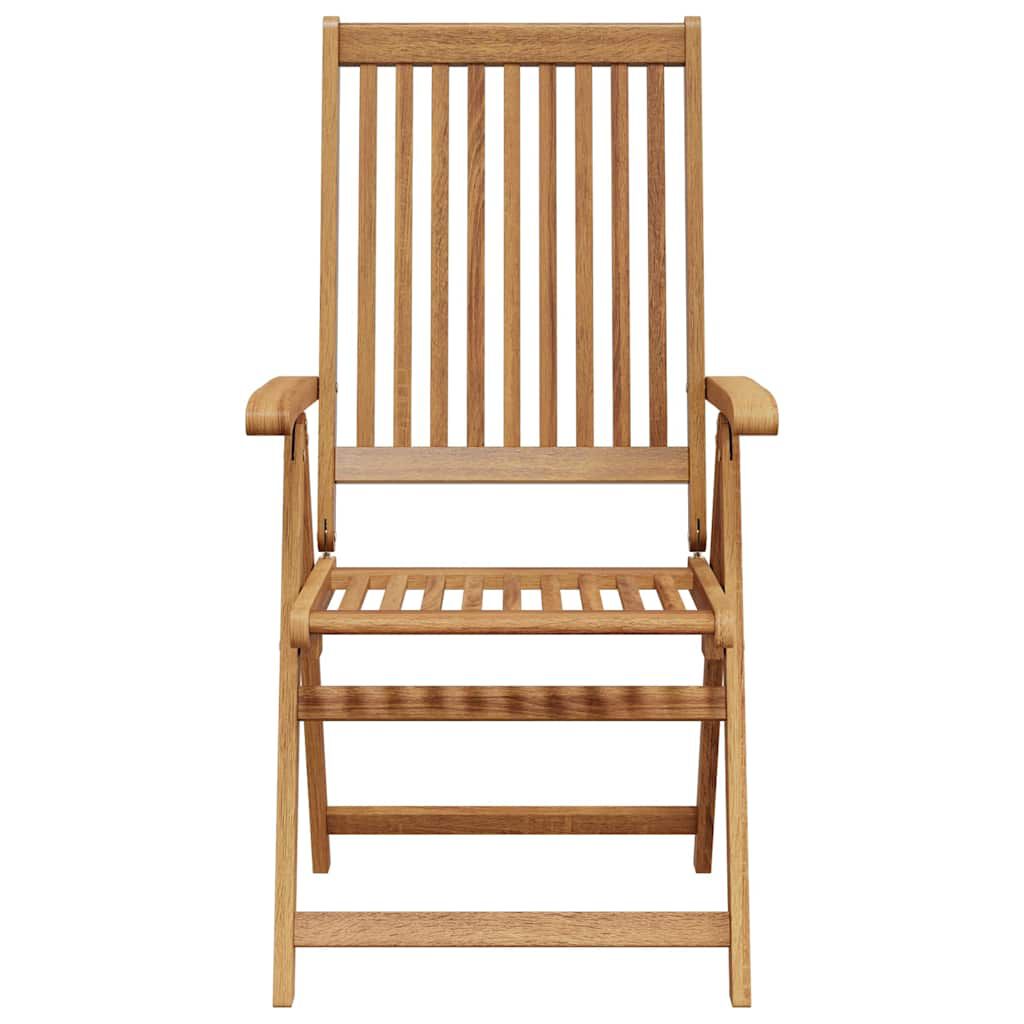 vidaXL Folding Garden Chairs 6 pcs Solid Acacia Wood