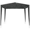 vidaXL Professional Party Tent 2.5x2.5 m Anthracite 90 g/m²