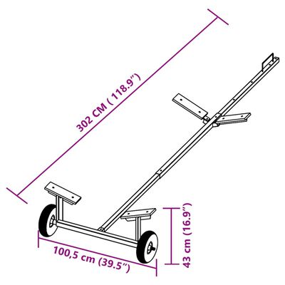 Boat Trailer - Load 160 kg,  Boat Trailer - Load 160 kg