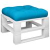 vidaXL Pallet Cushion Blue 50x50x12 cm Fabric