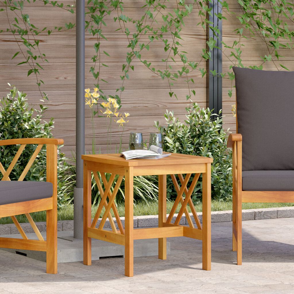 vidaXL Garden Chairs 2 pcs Solid Acacia Wood