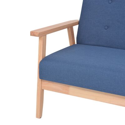 vidaXL Armchair Blue Fabric, blue vidaXL Armchair Blue Fabric