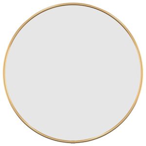 vidaXL Wall Mirror Gold Ø 40 cm Round