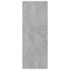 vidaXL Console Table Concrete Grey 78x30x80 cm Engineered Wood