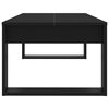 vidaXL Coffee Table Black 110x50x35 cm Engineered Wood