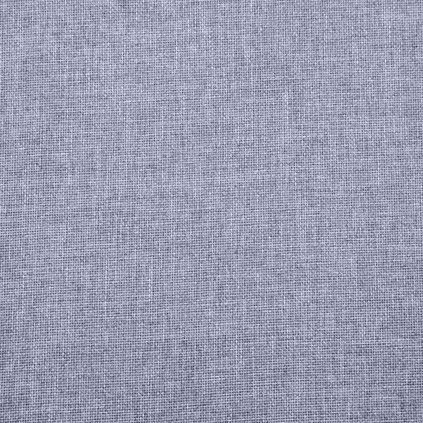 vidaXL Sofa 2-Seater Fabric Light Grey