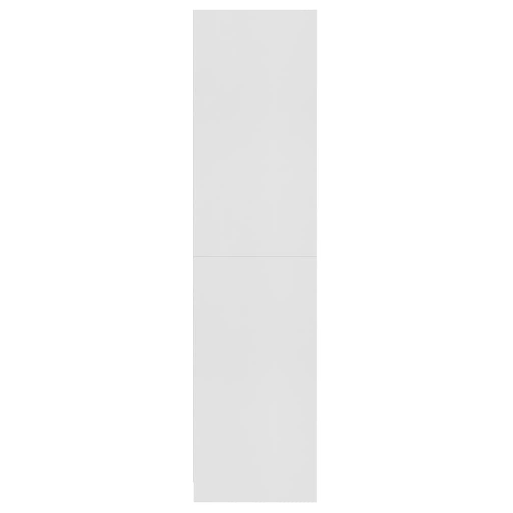 vidaXL Wardrobe White 100x50x200 cm Engineered Wood
