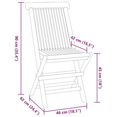 vidaXL 5 Piece Folding Outdoor Dining Set Solid Wood Teak,  vidaXL 5 Piece Folding Outdoor Dining Set Solid Wood Teak