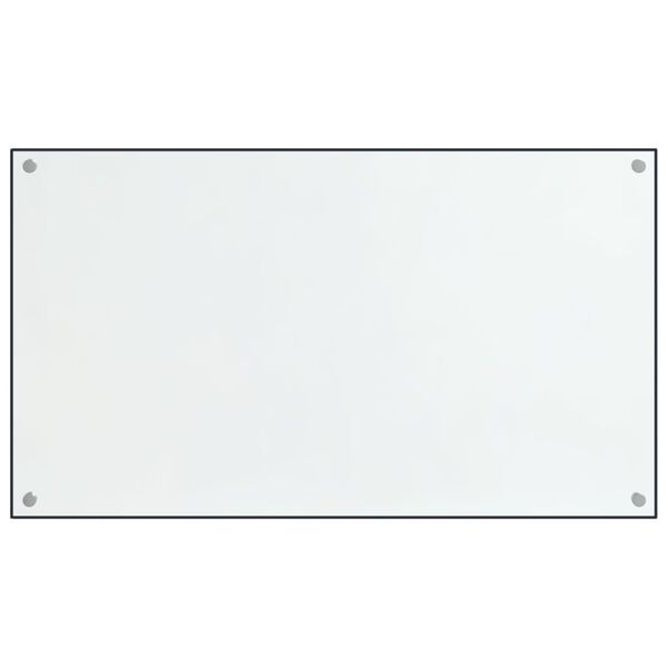 vidaXL Kitchen Backsplashes 2 pcs Transparent 70x50 cm Tempered Glass