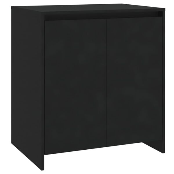 vidaXL Sideboard Black 70x41x75 cm Engineered Wood