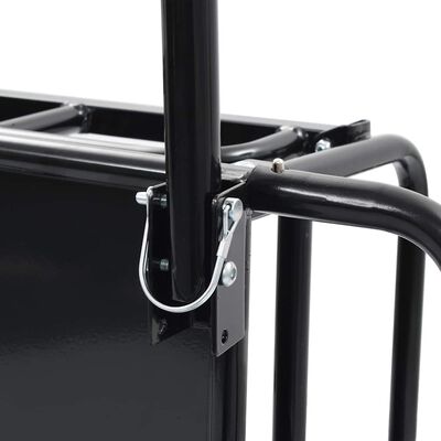 vidaXL Bike Trailer 130x73x48.5 cm Steel Black,  vidaXL Bike Trailer 130x73x48.5 cm Steel Black