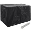 vidaXL Garden Furniture Covers 2 pcs 8 Eyelets 140x70x90 cm