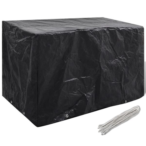 vidaXL Garden Furniture Covers 2 pcs 8 Eyelets 140x70x90 cm