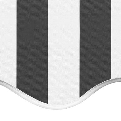 vidaXL Replacement Fabric for Awning Anthracite and White 4x3 m, anthracite and white vidaXL Replacement Fabric for Awning Anthracite and White 4x3 m