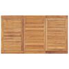 vidaXL 5 Piece Garden Dining Set 140x80 cm Solid Teak Wood