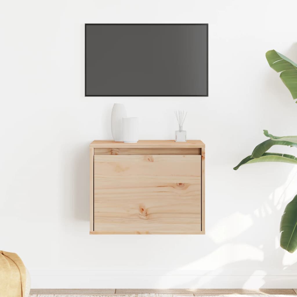 vidaXL Wall Cabinet 45x30x35 cm Solid Pinewood