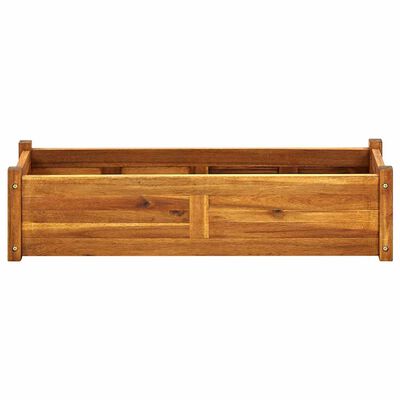 vidaXL Garden Raised Bed Acacia Wood 100x30x25 cm,  vidaXL Garden Raised Bed Acacia Wood 100x30x25 cm