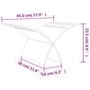 vidaXL Wooden Magazine Rack Floor Standing Natural