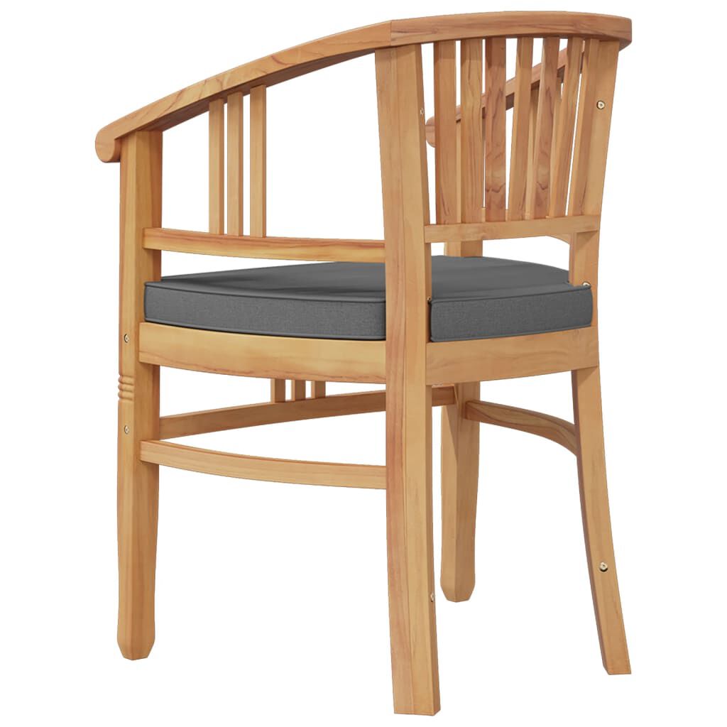 vidaXL 5 Piece Garden Dining Set Solid Wood Teak
