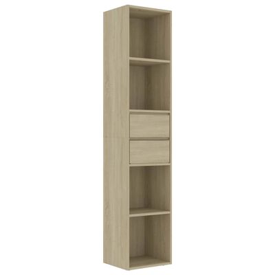 vidaXL Book Cabinet Sonoma Oak 36x30x171 cm Engineered Wood, sonoma oak vidaXL Book Cabinet Sonoma Oak 36x30x171 cm Engineered Wood