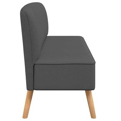 vidaXL Sofa Fabric 117x55.5x77 cm Dark Grey, dark grey vidaXL Sofa Fabric 117x55.5x77 cm Dark Grey