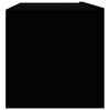 vidaXL TV Cabinet Black 100x30x30 cm Engineered Wood
