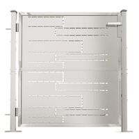 vidaXL Garden Gate 100x100 cm Stainless Steel,  vidaXL Garden Gate 100x100 cm Stainless Steel