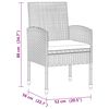vidaXL 9 Piece Outdoor Dining Set Poly Rattan Black