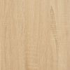 vidaXL Desk Sonoma Oak 90x50x74 cm Engineered Wood