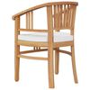 vidaXL 5 Piece Garden Dining Set Solid Wood Teak