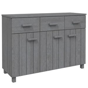 vidaXL Sideboard | Dark Grey | Solid Pine Wood, MDF | Medium | Buffet Sideboard
